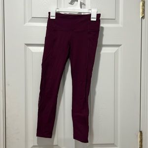 Ivivva leggings with mesh